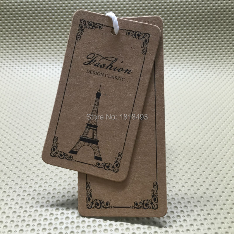 Kraft Hang Tag - Подвесная бирка из крафт-бумаги для одежды