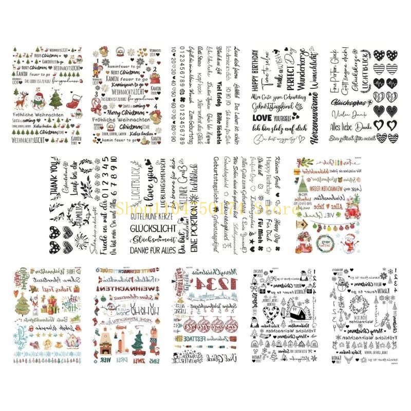 Рождественские свечи наклейки  – обзор и цена Candle Supplies For Sale